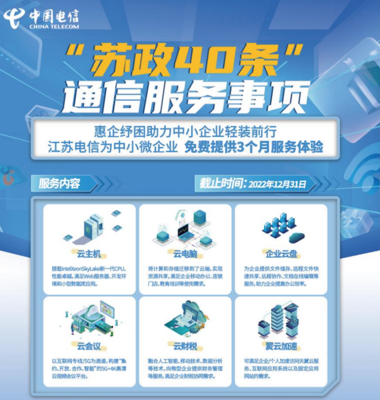 “春晓行动”助企纾困解难 江苏电信助力企业开启“云办公”
